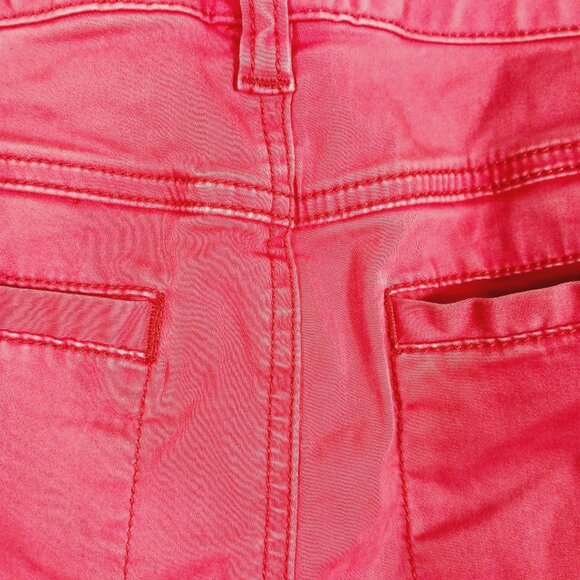 Cabi, Hutton, Nantucket Red Ankle Jogger Pants, Size 8, Classic, 98% Cotton - Picture 12 of 16